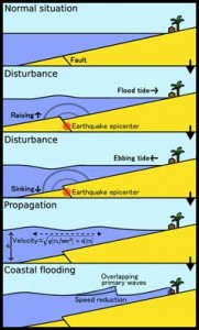 Most tsunamis are generated by underwater earthquakes